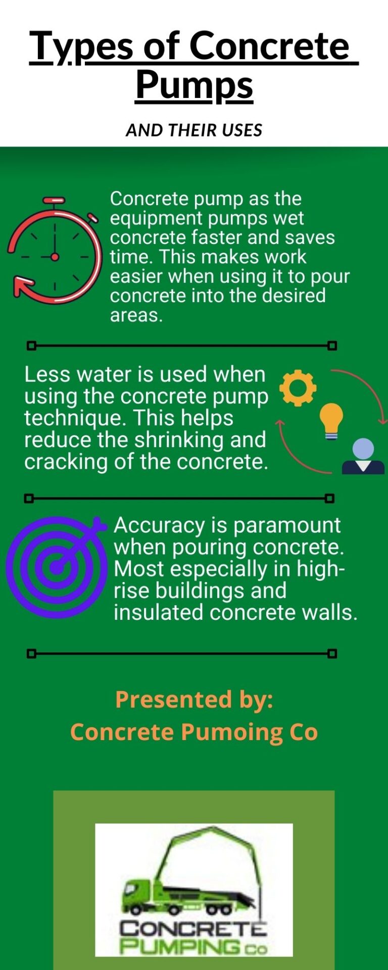 Types of Concrete Pumps and Their Uses Concrete Pumping Co